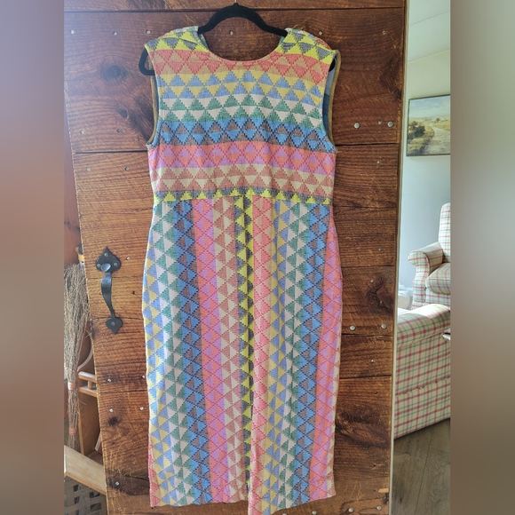Ace & Jig Multi-colored, Sleeveless V-neck Sundress - Picture 4 of 5